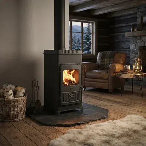 KAMIN PLAMEN DORA 10N CRNI