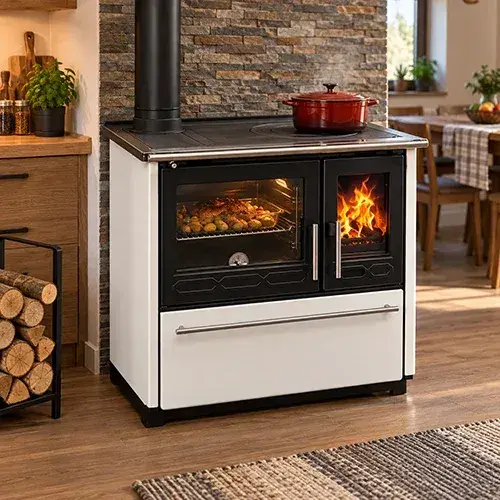 KAMIN PLAMEN 850 GLAS N BIJELI LIJEVI 450526