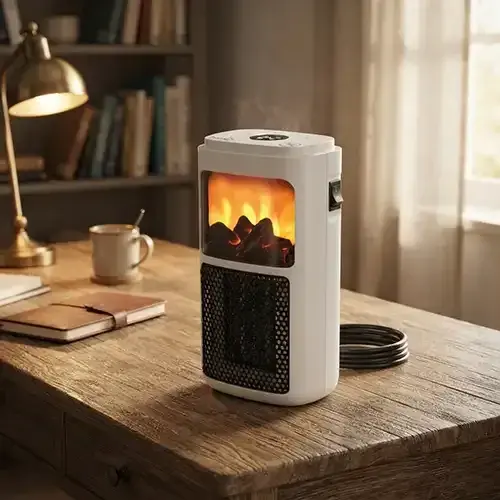 GRIJALICA ELEKTRIČNA 400W, SA EFEKTOM PLAMENA, FKH 401, HOME