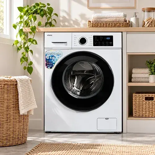 MAŠINA ZA VEŠ 8KG, 1400 OBRTAJA, WFL-140812CI, INVERTER, DUBINA 51cm, VIVAX
